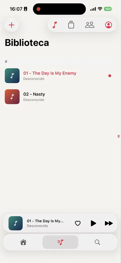 Copy your songs there and they'll appear automatically in BeatPlay.